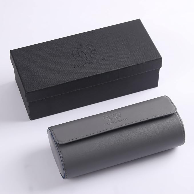 Genuine Napa Leather Watch Roll Travel Case - Image 5