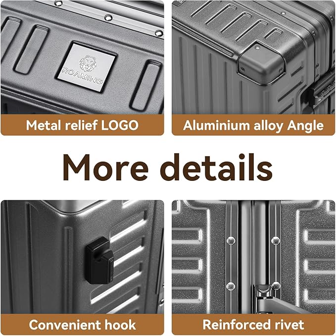 ROAMING Zipperless Luggage 26 Inch - Image 8