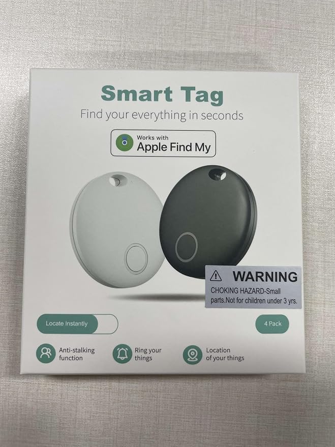 Air Tracker 4 Pack, Smart Bluetooth Tracker Works - Image 9