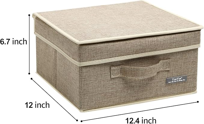 YueYue Foldable Fabric Closet Organizer Bins Box Storage - Image 4