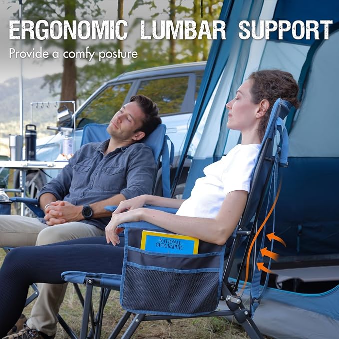 Portal Camping Chair with Lumbar Support - Image 6