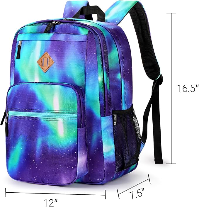 ZORFIN 26L Backpack for College, and Travel: Water Resistant Bookbag - Image 3