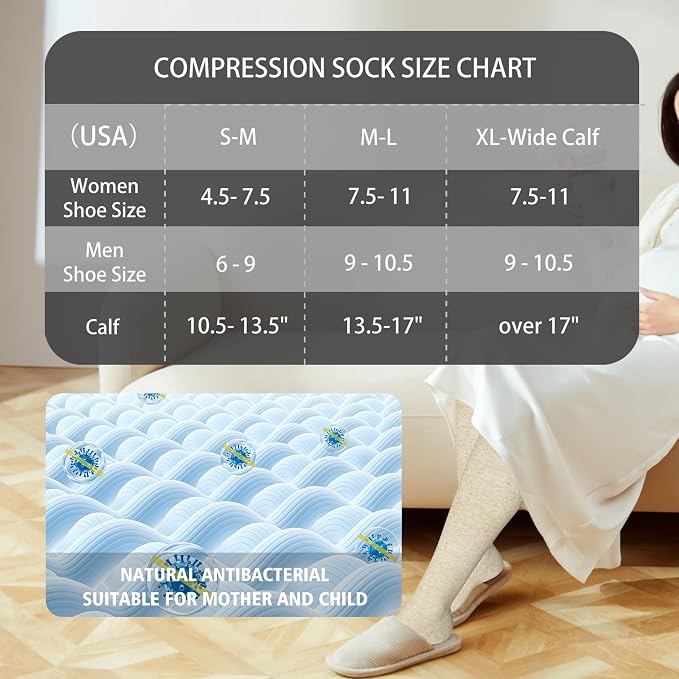 LEVSOX Thick Cotton Compression Socks - Image 5