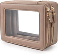 Aveniee Large Clear Makeup Bags, Double Layer Cosmetic Bags by Aveniee
