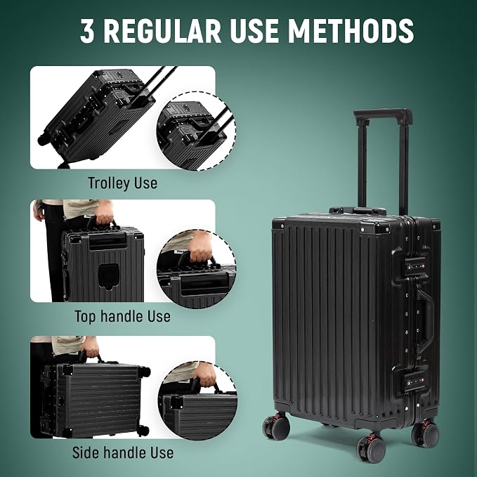 UrbanExporer 26 Inch Hardside Zipperless Luggage - Image 3