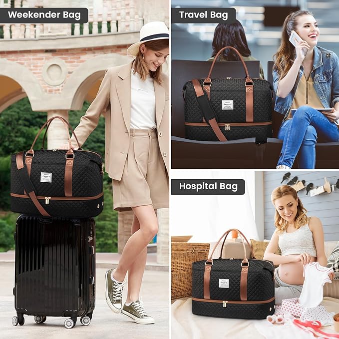 LOVEVOOK Travel Duffle Bag, Weekender Bags - Image 6