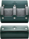 2 Watch Travel Case for Men- Watch Roll Holder and Display by MirageLuxuryTravel