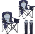 LET'S CAMP Oversized Folding Camping Chair Portable Outdoor Heavy Duty Padded by LETSCAMP