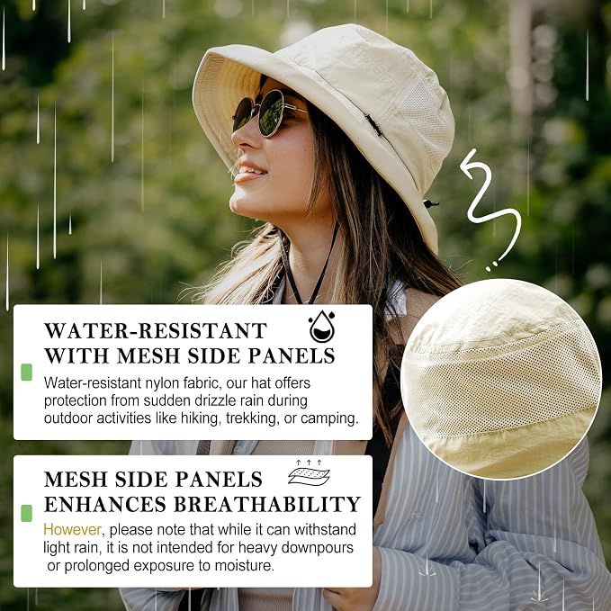 TOP-EX XL/XXL Women’s Wide Brim Bucket Sun Hat - Image 7
