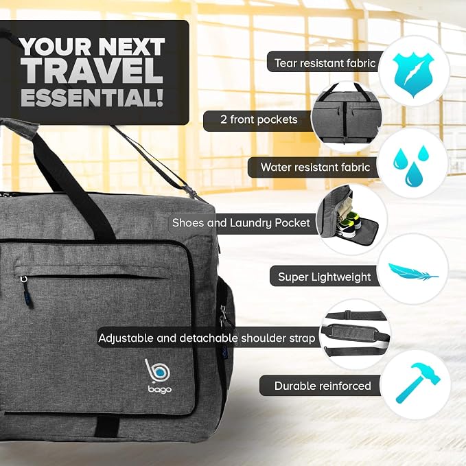Bago Large Foldable Duffel Bags - Image 8