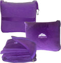 BlueHills Travel Blanket Pillow Premium Soft Plush by BlueHills