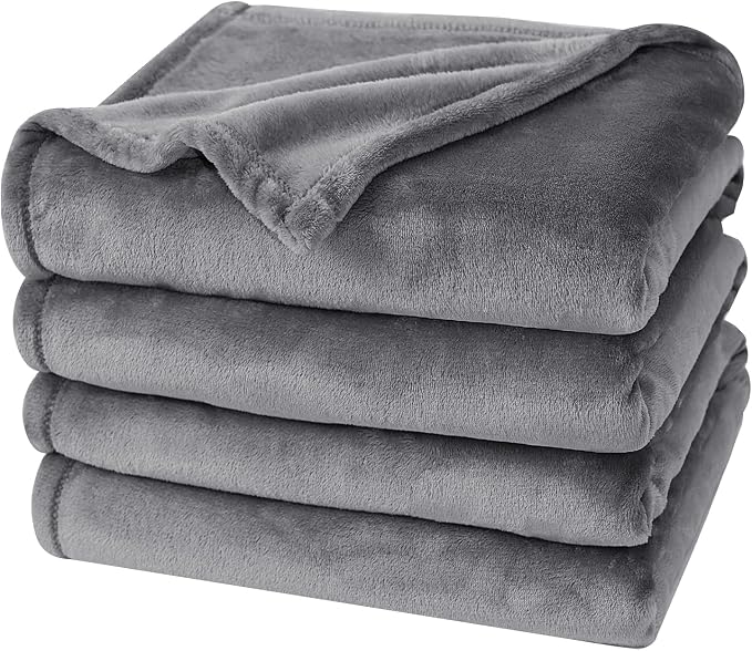 PHF Ultra Soft Fleece Blanket King Size, No Shed No Pilling Luxury Plush Cozy by PHF