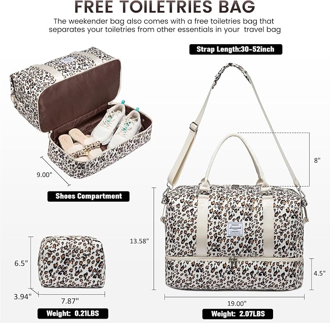 LOVEVOOK Travel Duffle Bag, Weekender Bags - Image 2