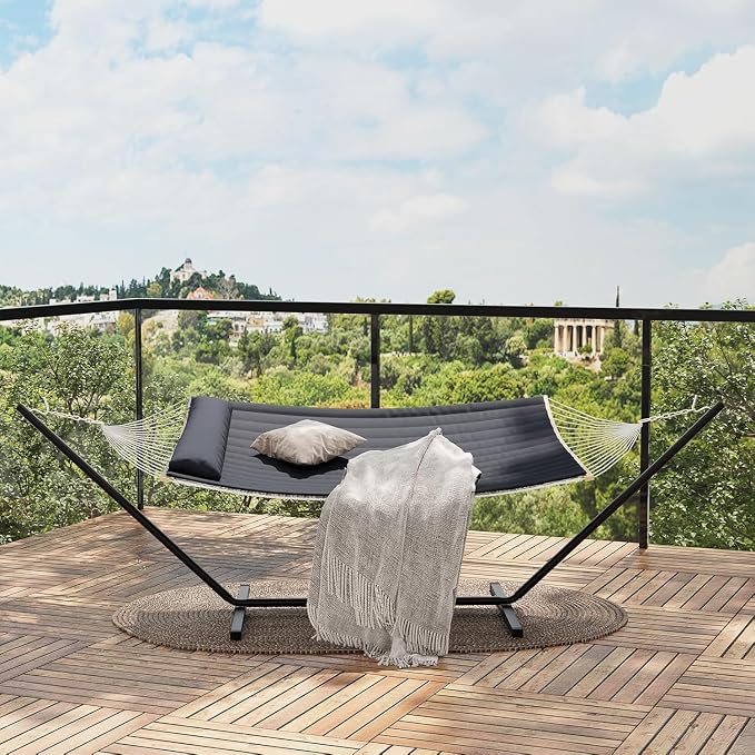 Hammock with Stand for Outside, 2 Person Portable Hammock with Breathable - Image 8