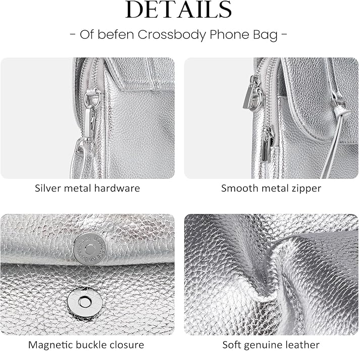 befen Genuine Leather Small Crossbody Bags - Image 5