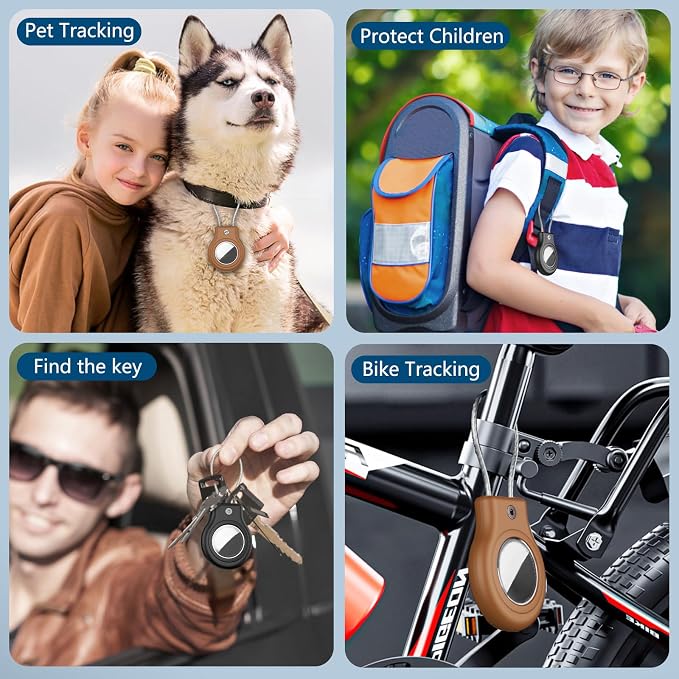 Waterproof Airtag Holder, 2 Pack Airtag Case - Image 6