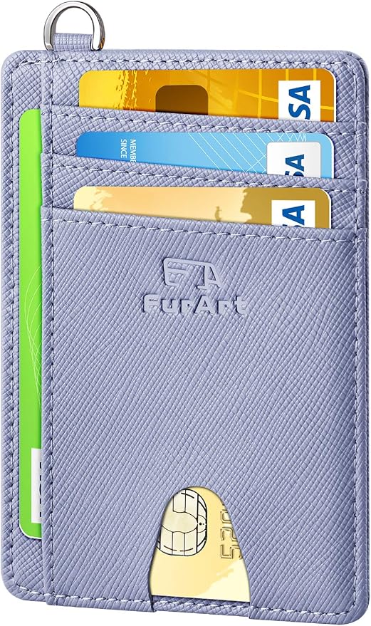 FurArt Slim Minimalist Wallet, Front Pocket Wallets, RFID Blocking, Credit Card by FurArt