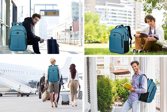 Backpack, Bookbag for Men and Women, 17.3 inch TSA Water Resistant Business - Image 7