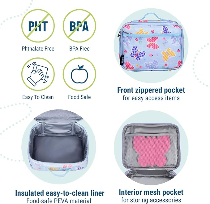 Wildkin Kids Insulated Lunch Box – Durable and Reusable - Image 4