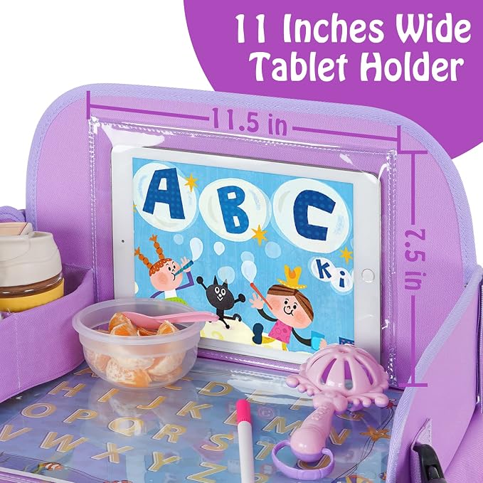 MENZOKE Car Seat Tray for Kids Travel, Kids Travel Tray - Image 5