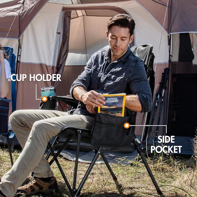 Portal Camping Chair with Lumbar Support - Image 6