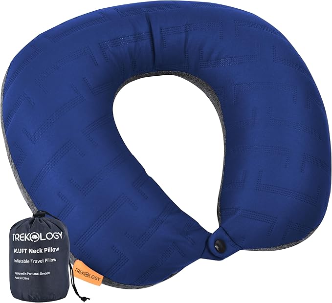 TREKOLOGY Travel Neck Pillow for Plane by TREKOLOGY