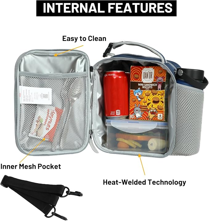 MIER Expandable Lunch Bag Insulated Lunch Box - Image 2