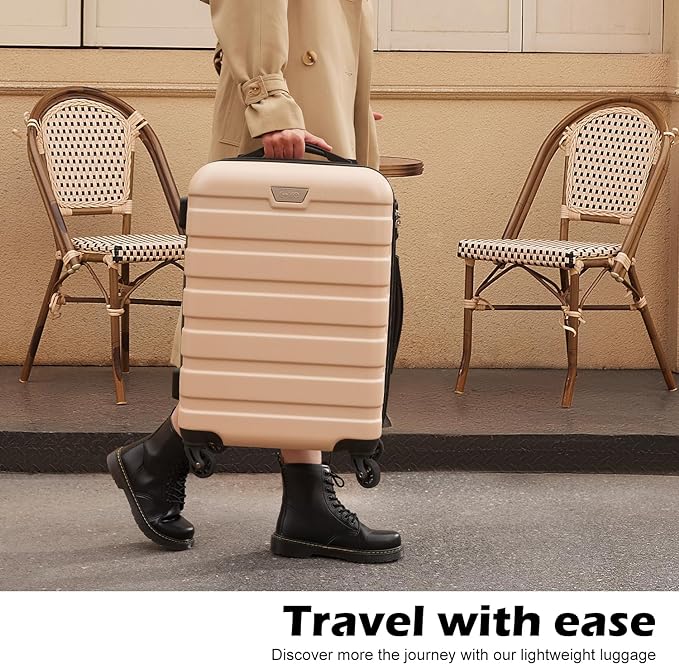 Coolife Luggage 3 Piece Set Suitcase Spinner Hardshell Lightweight TSA Lock - Image 6