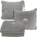 BlueHills Premium Soft Travel Blanket Pillow Airplane Flight Blanket Throw in by BlueHills