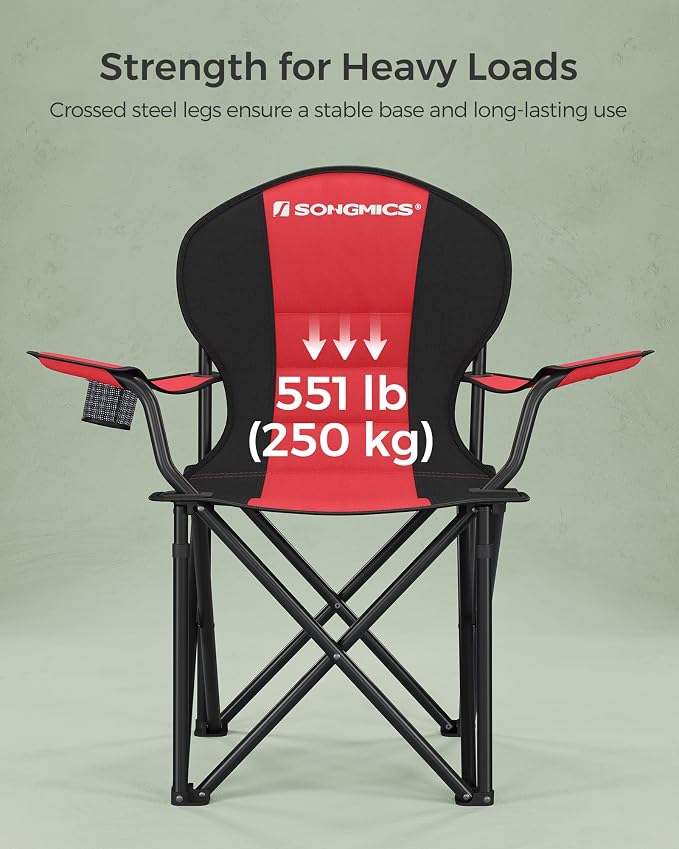 SONGMICS Folding Camping Chair, - Image 5