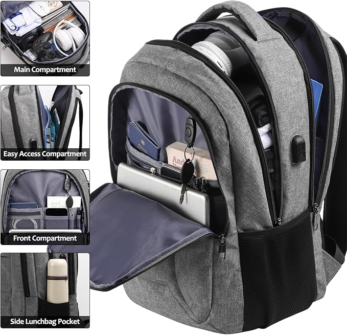 Backpack for Men and Women, Backpacks for School Teens, Travel Laptop Backpack - Image 2