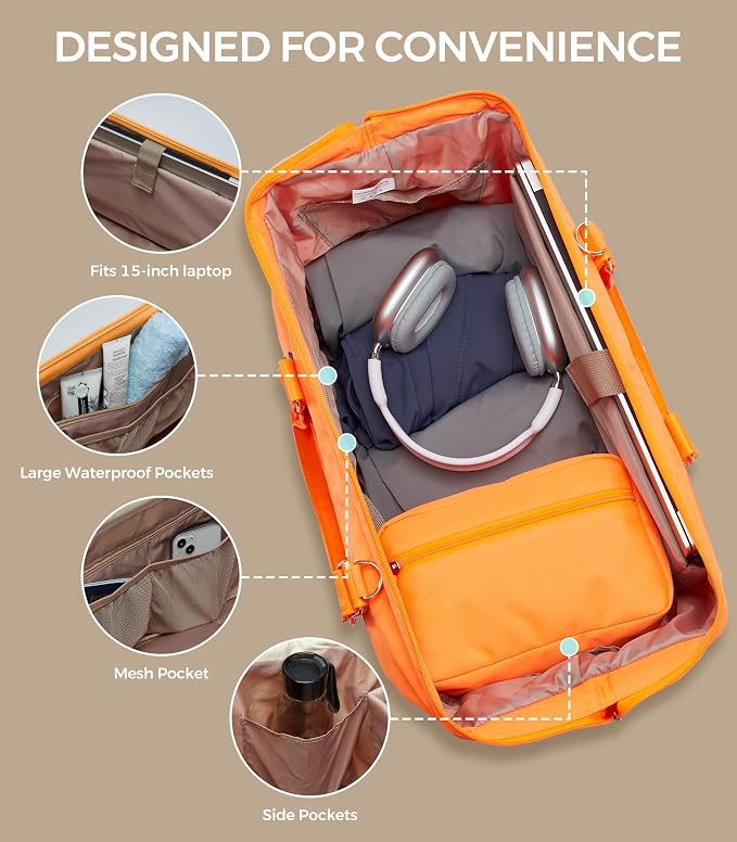 Weekender Bags for Women, Large Travel Duffel Bag - Image 6