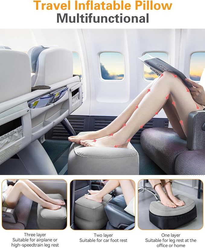 Sunany Inflatable Foot Rest Pillow - Image 2