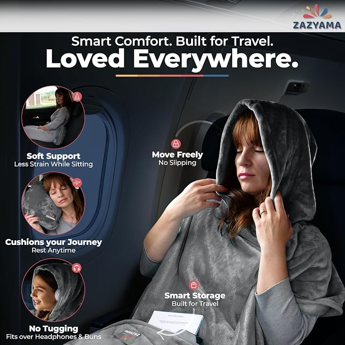 3-in-1 Travel Blanket Airplane – Compact - Image 6