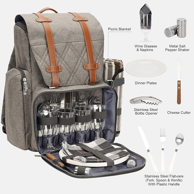 Picnic Backpack for 4 Person - Image 5