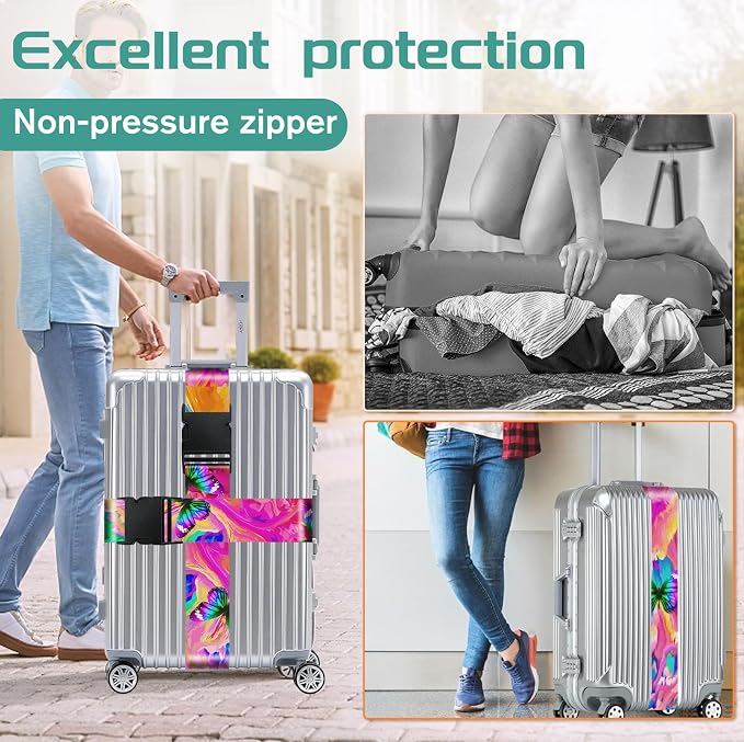 Slohif Luggage Straps for Suitcases Travel Belt Accessories Luggage Connector - Image 5