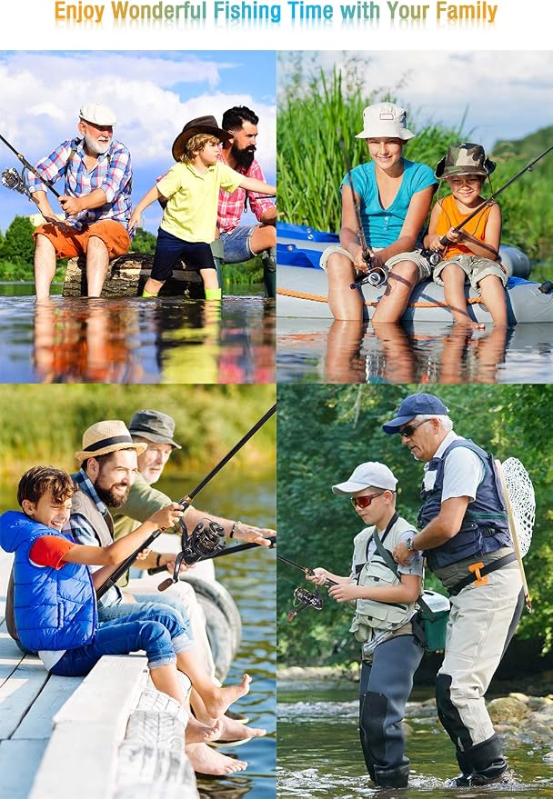 Fishing Rod and Reel Combo, Carbon Fiber Telescopic Fishing Pole - Image 6