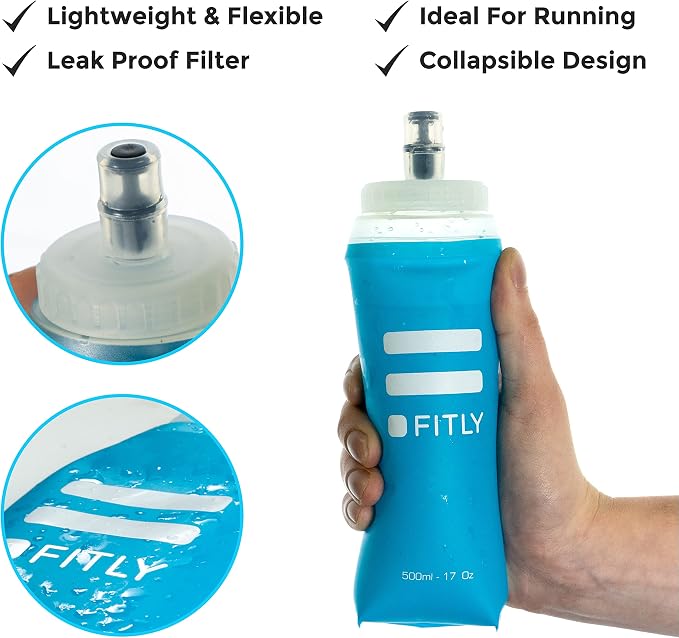 Soft Flask - Shrink As You Drink Soft Water Bottle - Image 2