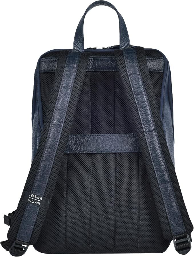 LEATHER VILLAGE Leather Laptop Backpack - Image 8