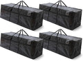 4 Pcs 176 Gallon Large Moving Bags by Clysee