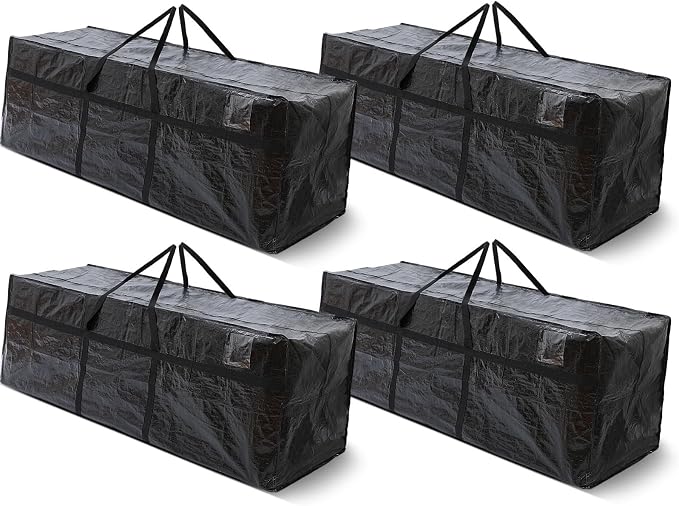 4 Pcs 176 Gallon Large Moving Bags by Clysee