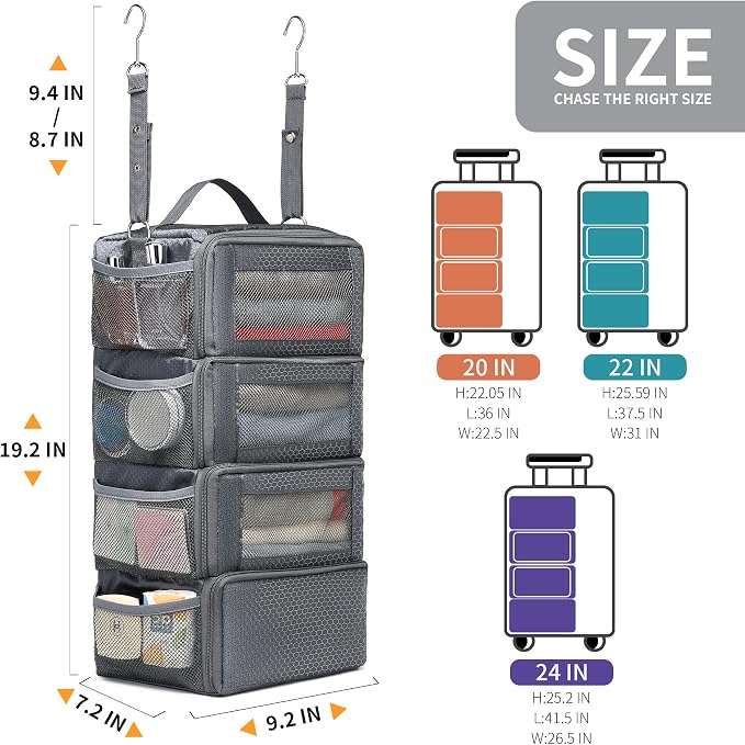Suitcase Organizer Travel Bags Organizer - Image 2