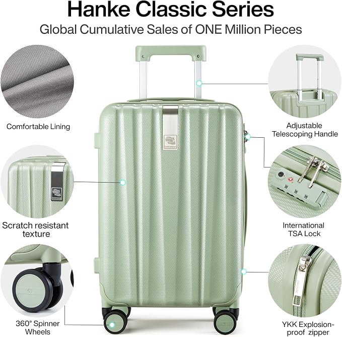 Hanke 24 Inch Luggage Suitcases - Image 3