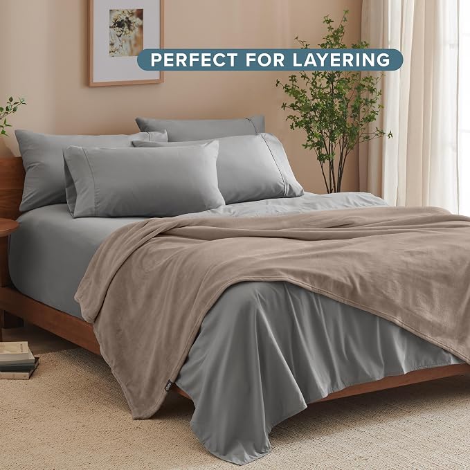 Bare Home Fleece Blanket - Image 7