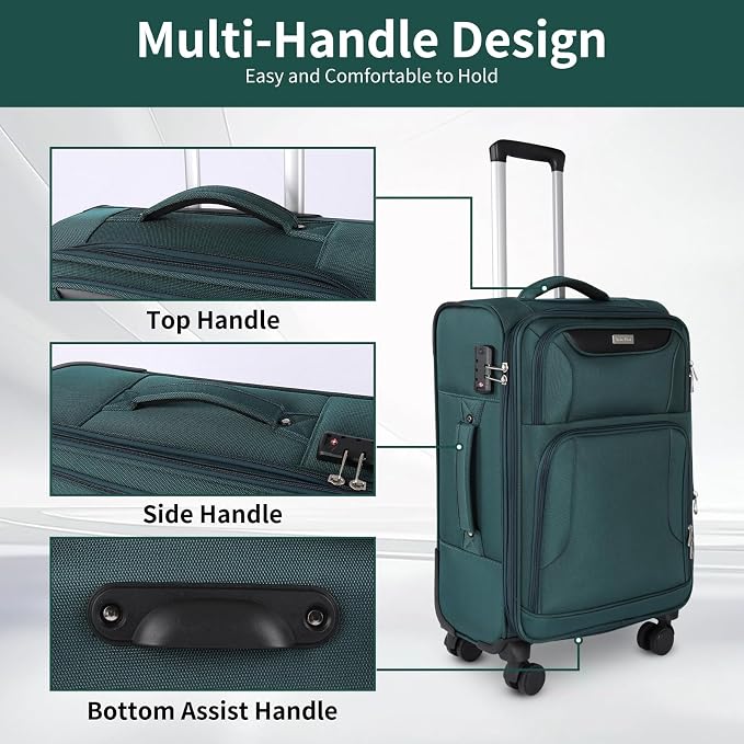 3-Piece Softside Expandable Luggage Set - Image 4