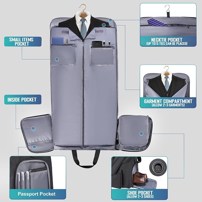 Convertible Garment Duffel Bag - Image 3
