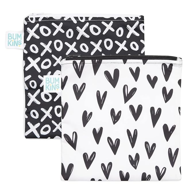 Bumkins Reusable Sandwich and Snack Bags, by Bumkins
