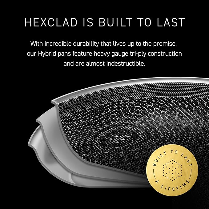 HexClad Hybrid Nonstick 7-Inch Frying Pan - Image 5
