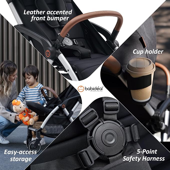 Lightweight Travel Stroller for Baby, Self-Folding Toddler Stroller - Image 6