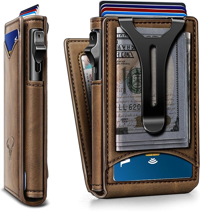 BULLIANT Men Wallet, Money Clip Wallet Slim by BULLIANT